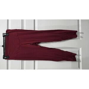 Aerie Chill Play Move Burgundy Leggings